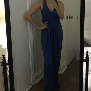 Nicole Miller Cobalt Blue Maxi Dress